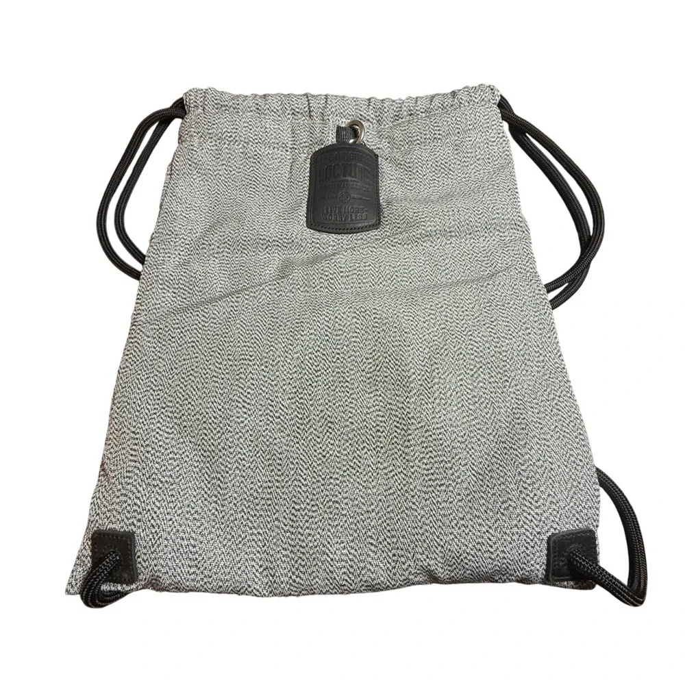Loctote Original Flak Sack Anti-Theft Drawstring Backpack Gray Theft-Resistant